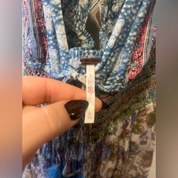 Free People Real Love Maxi Dress size XL - Picture 12 of 12